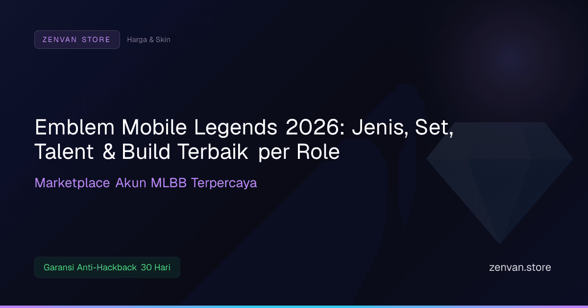 Emblem Mobile Legends 2026: Jenis, Set, Talent & Build Terbaik per Role